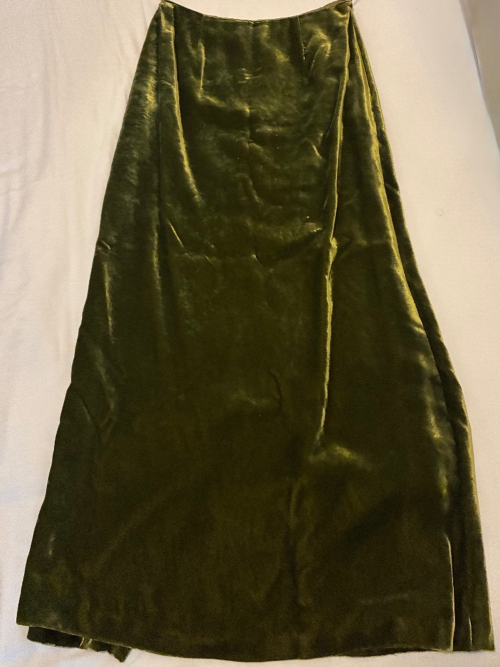 Green Velvet Moschino Couture! Skirt
